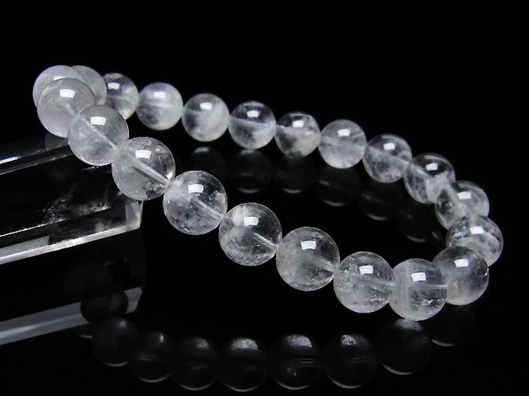 ラビットヘア ファントム 水晶 ブレスレット 9mm [T458-1174] 1枚目