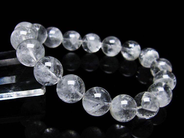 ラビットヘア ファントム 水晶 ブレスレット 11mm [T458-1197] 1枚目