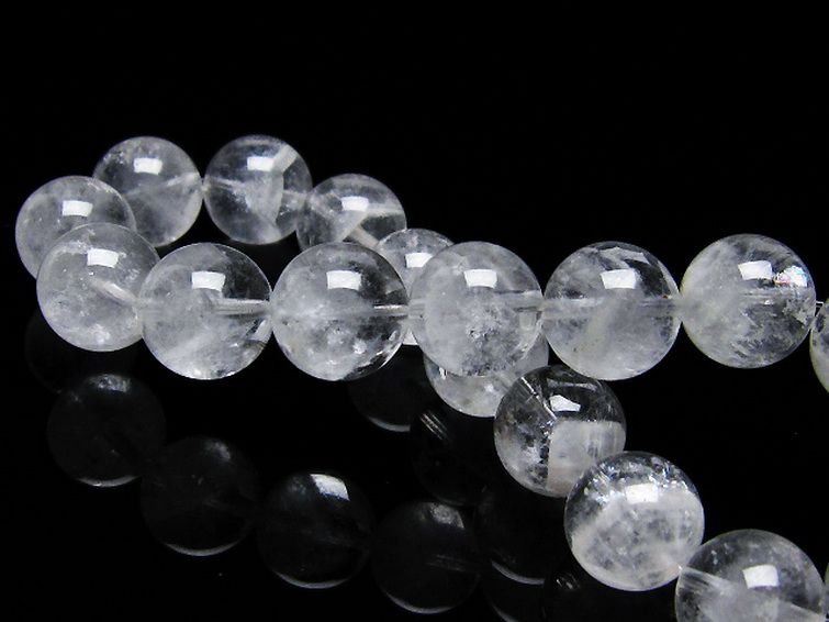 ラビットヘア ファントム 水晶 ブレスレット 11mm [T458-1197] 2枚目