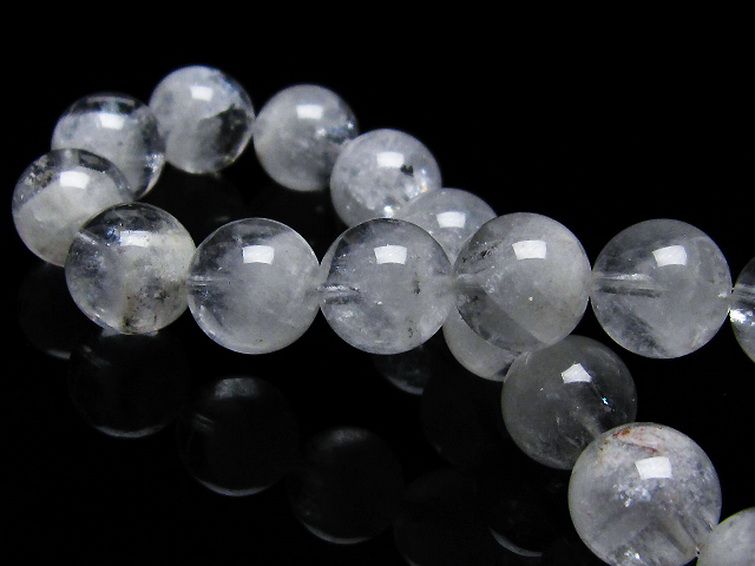 ラビットヘア ファントム 水晶 ブレスレット 12mm [T458-1205] 2枚目