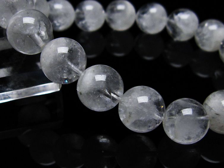 ラビットヘア ファントム 水晶 ブレスレット 12mm [T458-1205] 3枚目