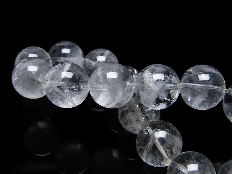 ラビットヘア ファントム 水晶 ブレスレット 14mm [T458-1211] 2枚目