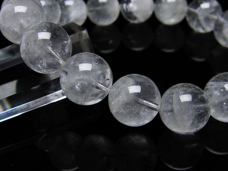 ラビットヘア ファントム 水晶 ブレスレット 14mm [T458-1214] 3枚目