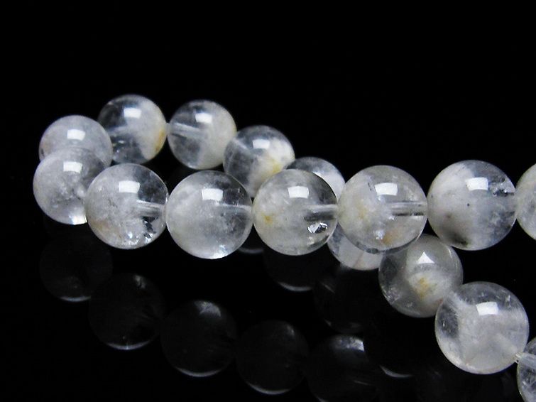 ラビットヘア ファントム 水晶 ブレスレット 10mm [T458-1229] 2枚目