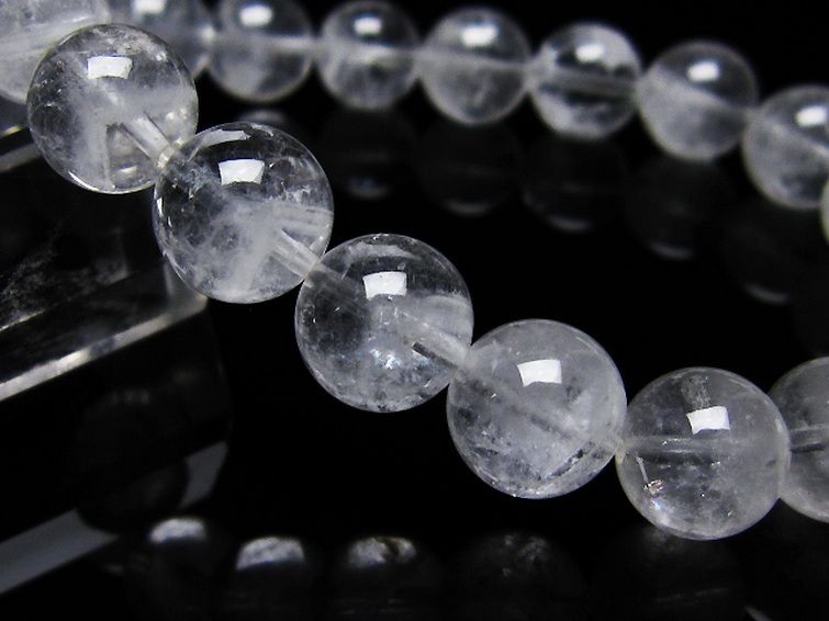 ラビットヘア ファントム 水晶 ブレスレット 10mm [T458-1306] 3枚目