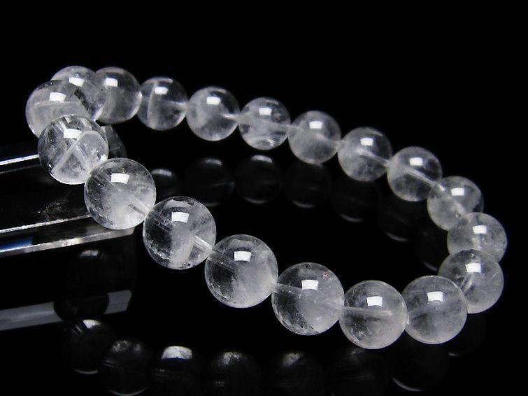 ラビットヘア ファントム 水晶 ブレスレット 11mm [T458-1316] 1枚目