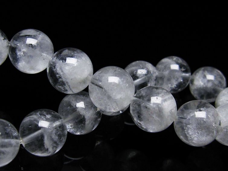 ラビットヘア ファントム 水晶 ブレスレット 12mm [T458-1323] 2枚目