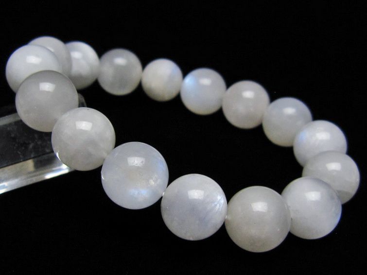 ムーンストーン ブレスレット 13mm [t459-11660] 1枚目