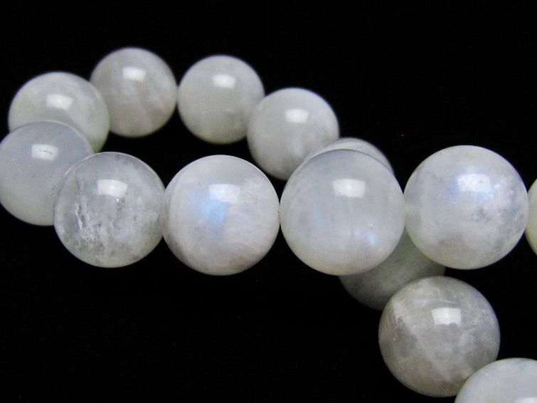 ムーンストーン ブレスレット 13mm [t459-11669] 2枚目