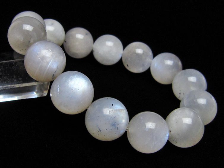 ムーンストーン ブレスレット 15mm [t459-11680] 1枚目