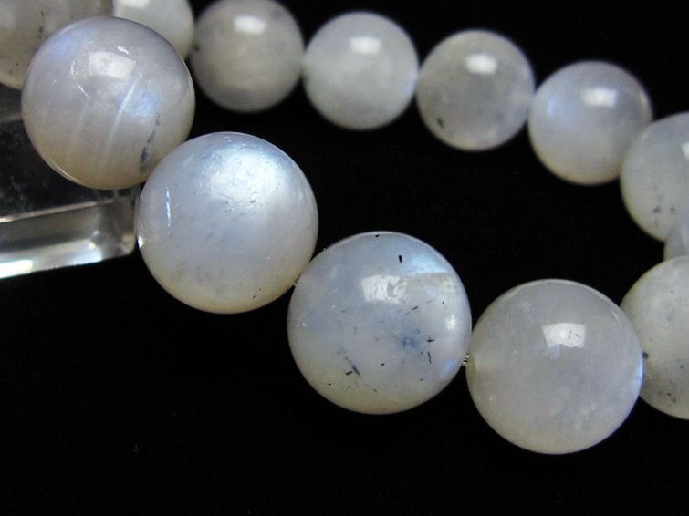 ムーンストーン ブレスレット 15mm [t459-11680] 3枚目