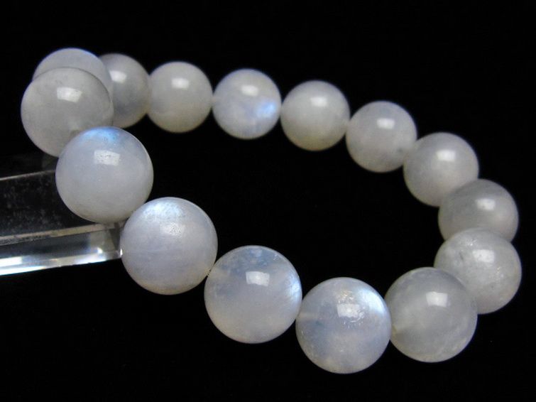ムーンストーン ブレスレット 15mm [t459-11704] 1枚目