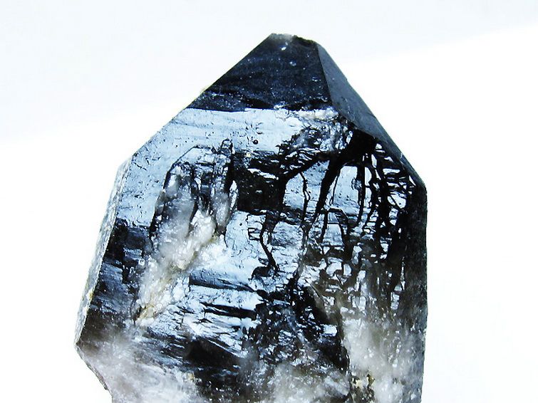 山東省産 モリオン 純天然 黒水晶 原石 [t460-7026] 2枚目