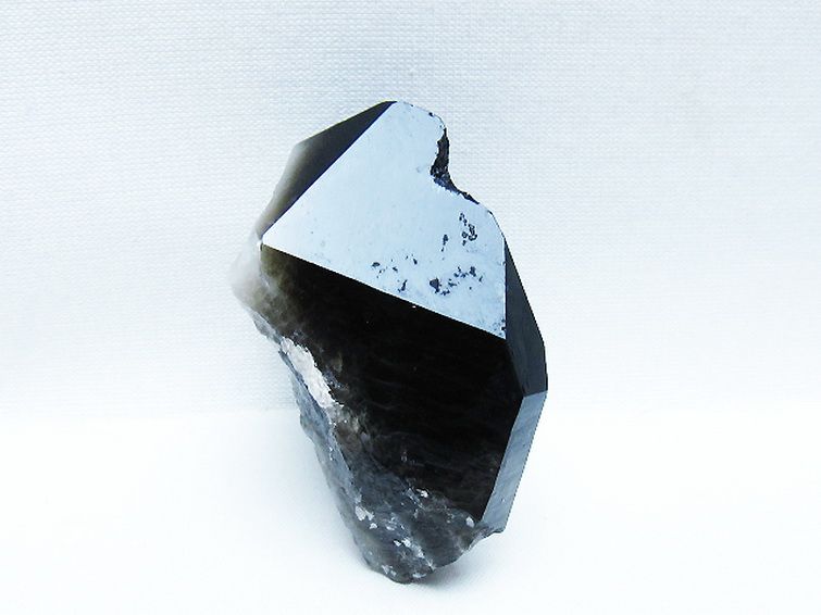 山東省産 モリオン 純天然 黒水晶 原石 [t460-7084] 1枚目