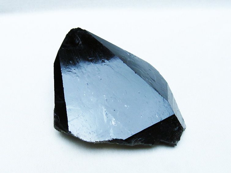 山東省産 モリオン 純天然 黒水晶 原石 [t460-7186] 1枚目