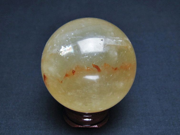 カルサイト 丸玉 45mm [t461-10833] 3枚目