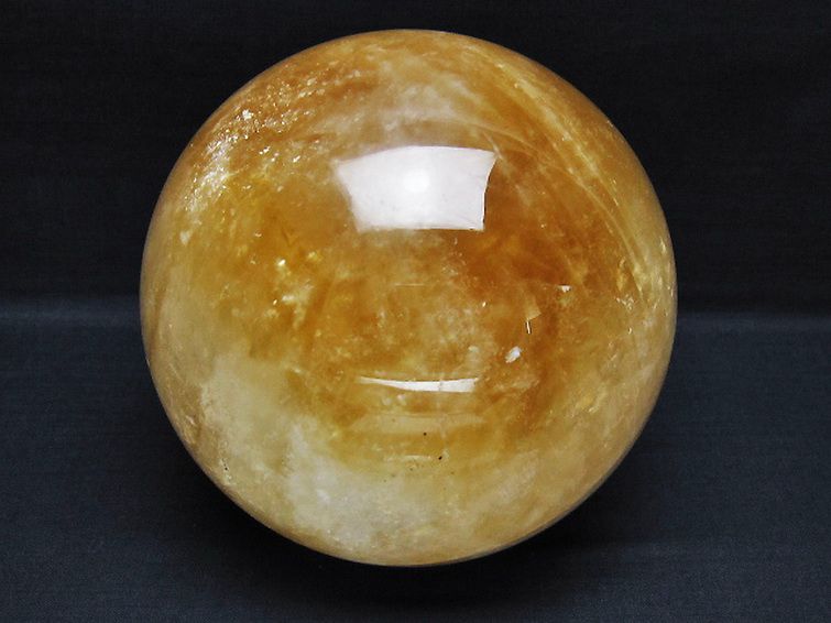 3.3Kg カルサイト 丸玉 135mm [T461-11224] 1枚目