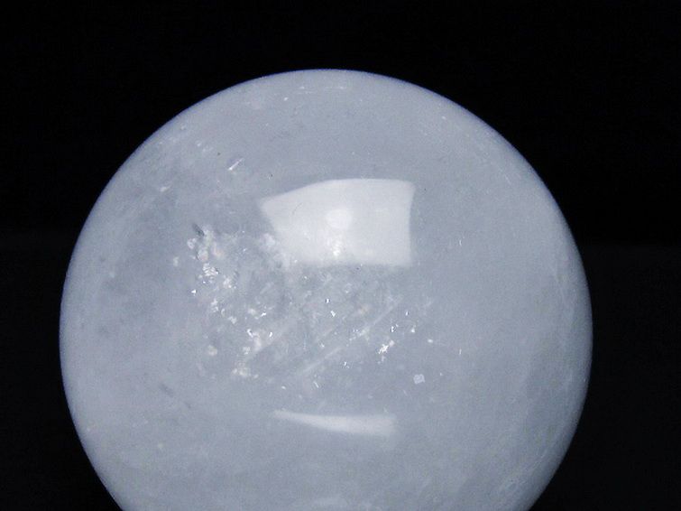 2Kg カルサイト 丸玉 115mm [T461-11263] 2枚目