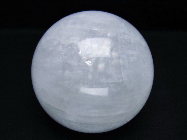 1.1Kg カルサイト 丸玉 92mm [T461-11283] 1枚目