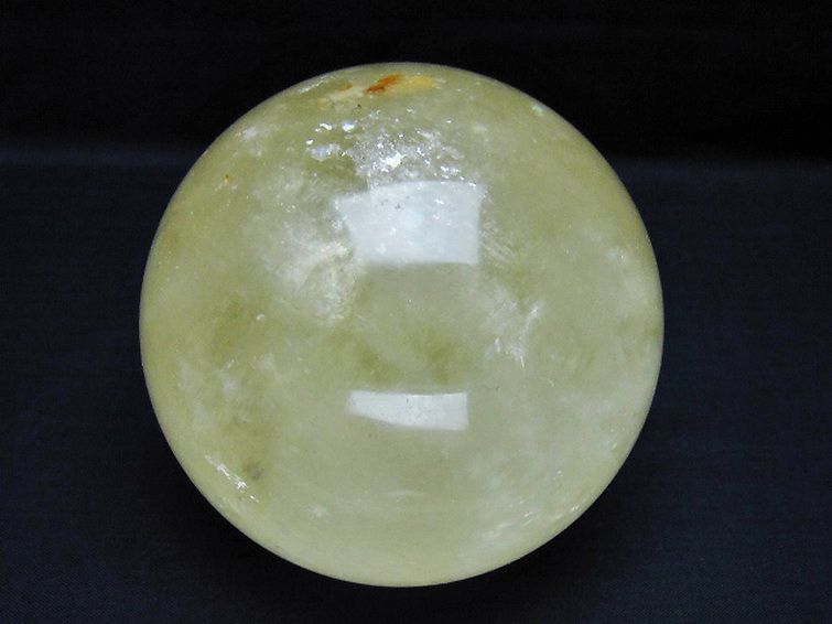 1.1Kg カルサイト 丸玉 91mm [T461-11289] 1枚目