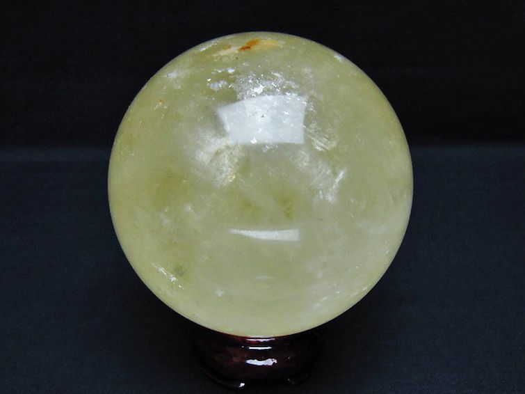 1.1Kg カルサイト 丸玉 91mm [T461-11289] 3枚目