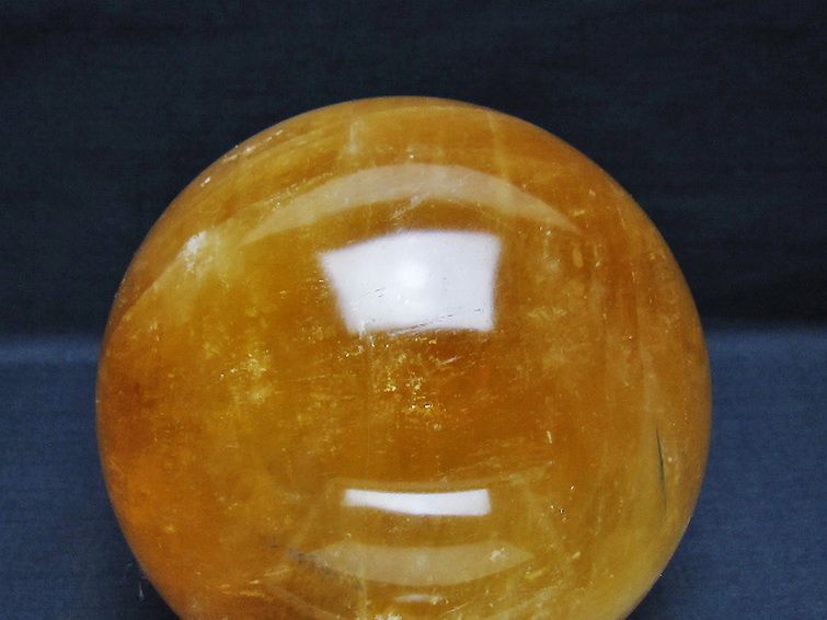 1.8Kg カルサイト 丸玉 113mm [T461-11381] 2枚目