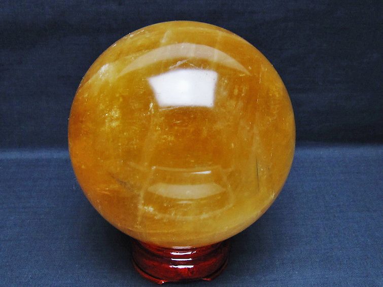 1.8Kg カルサイト 丸玉 113mm [T461-11381] 3枚目