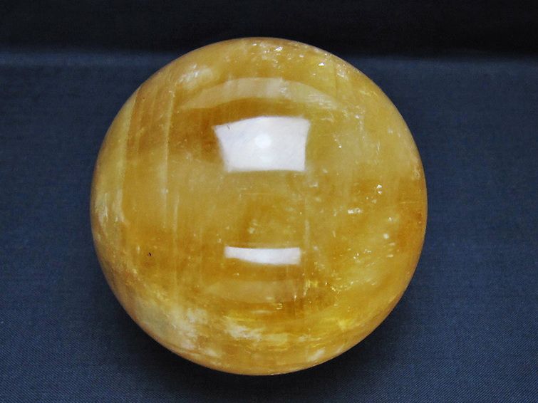 カルサイト 丸玉 85mm [T461-11388] 1枚目