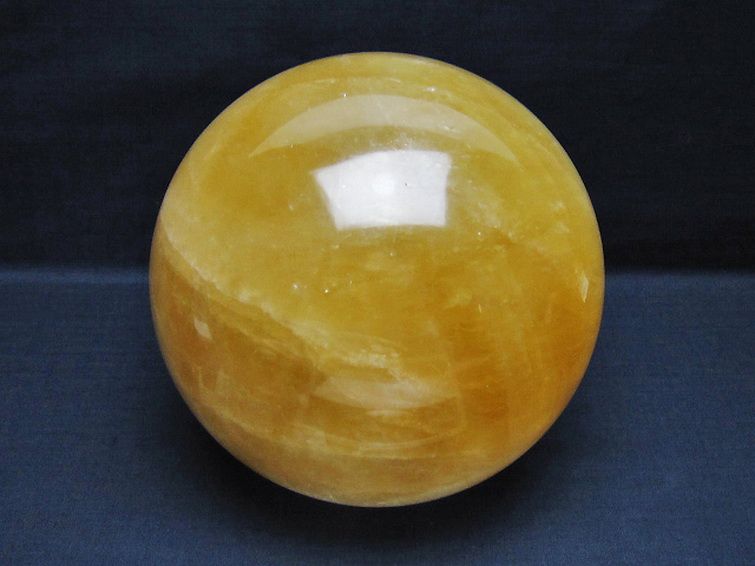 5Kg カルサイト 丸玉 155mm [T461-11391] 1枚目