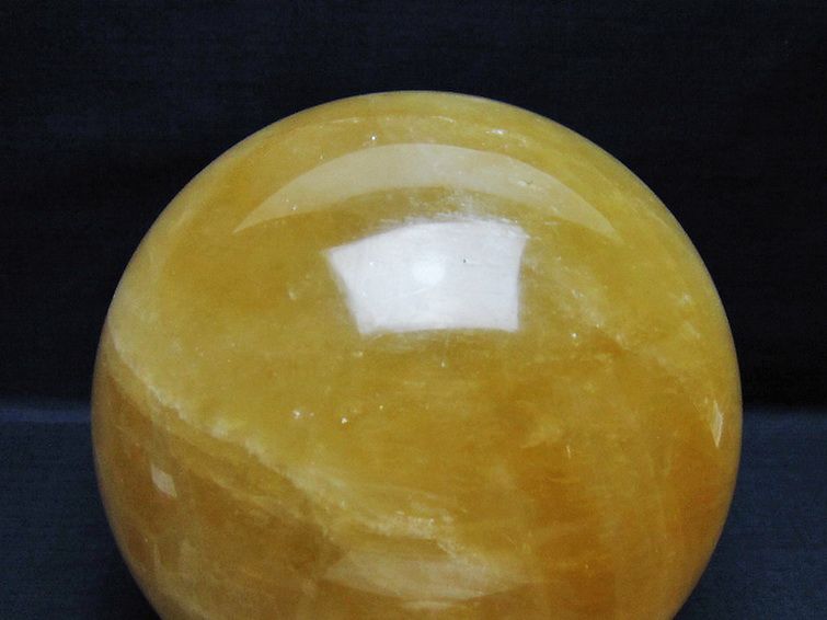 5Kg カルサイト 丸玉 155mm [T461-11391] 2枚目