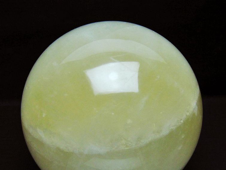 4.8Kg カルサイト 丸玉 153mm [T461-11392] 2枚目