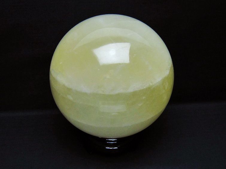 4.8Kg カルサイト 丸玉 153mm [T461-11392] 3枚目