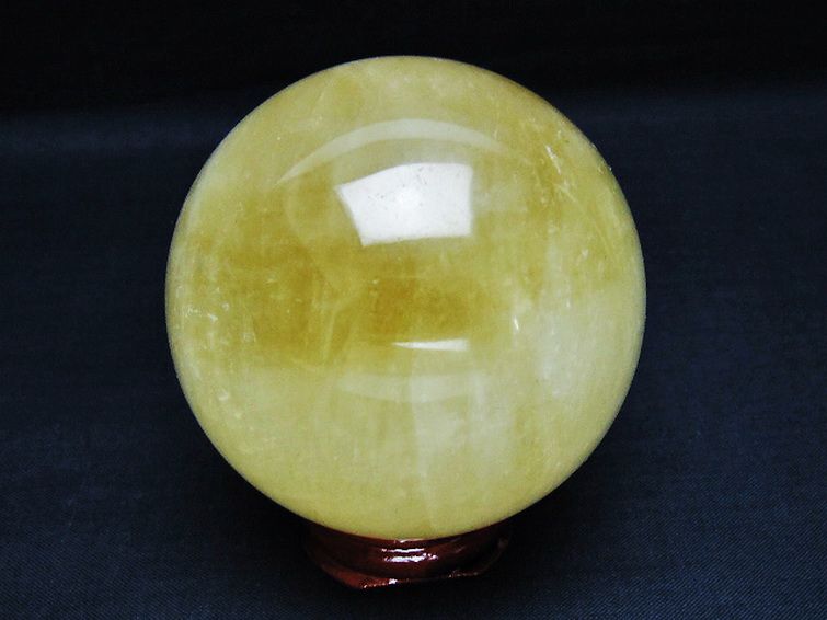 カルサイト 丸玉 70mm [t461-11476] 3枚目
