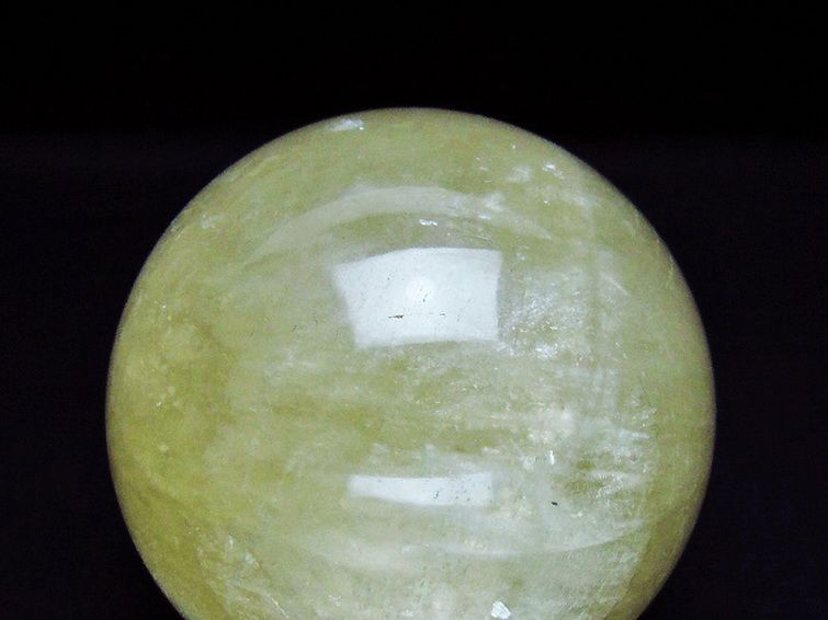 カルサイト 丸玉 79mm [t461-11486] 2枚目