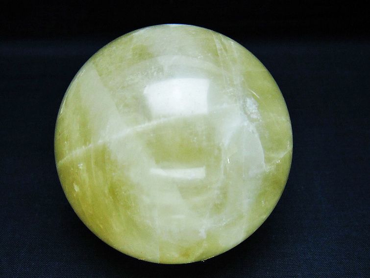 カルサイト 丸玉 80mm [t461-11490] 1枚目