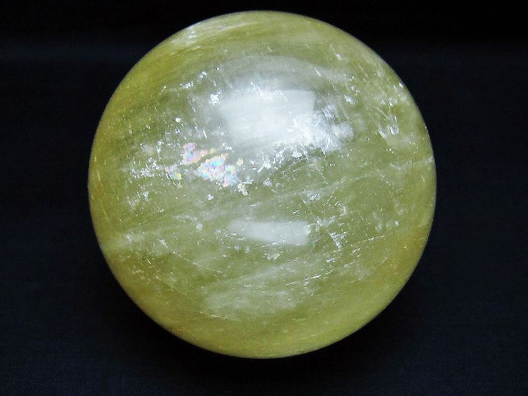 カルサイト 丸玉 79mm [t461-11508] 1枚目