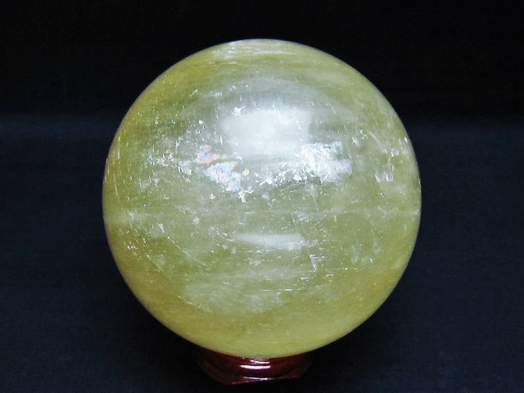 カルサイト 丸玉 79mm [t461-11508] 3枚目