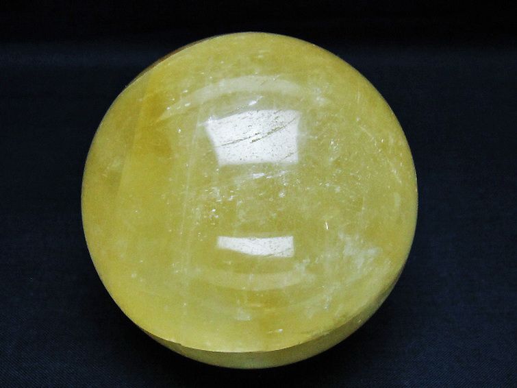 カルサイト 丸玉 79mm [t461-11520] 1枚目