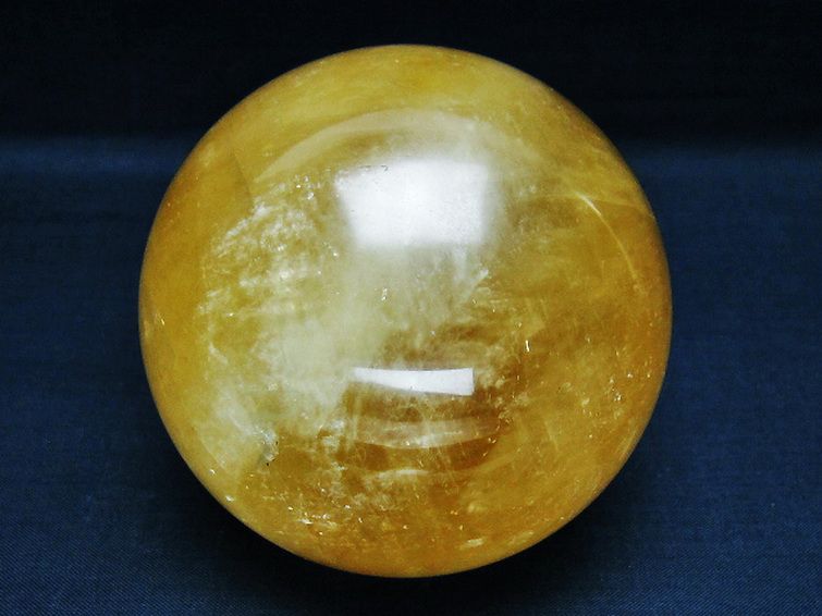 カルサイト 丸玉 87mm [t461-11524] 1枚目