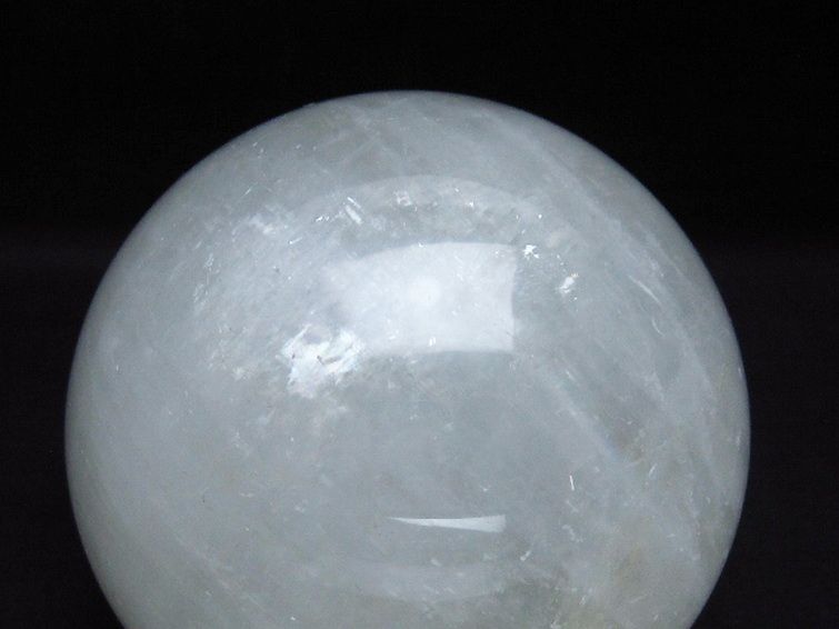 1.2Kg カルサイト 丸玉 92mm [t461-11533] 2枚目