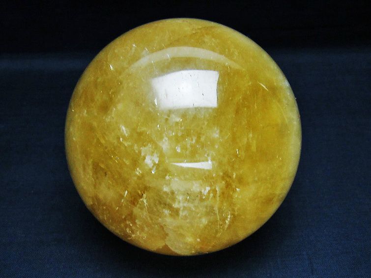 1.1Kg カルサイト 丸玉 91mm [t461-11539]