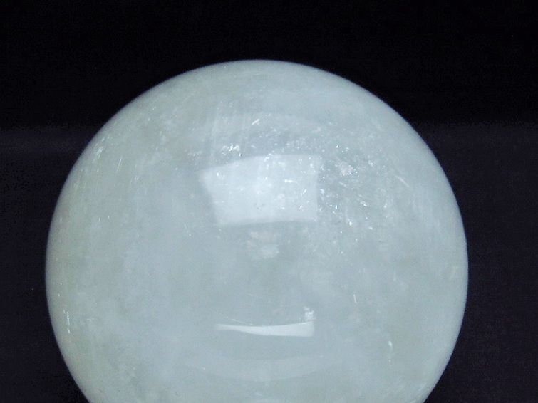 1.1Kg カルサイト 丸玉 90mm [t461-11543] 2枚目