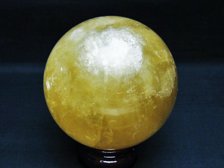 カルサイト 丸玉 88mm [t461-11547] 3枚目