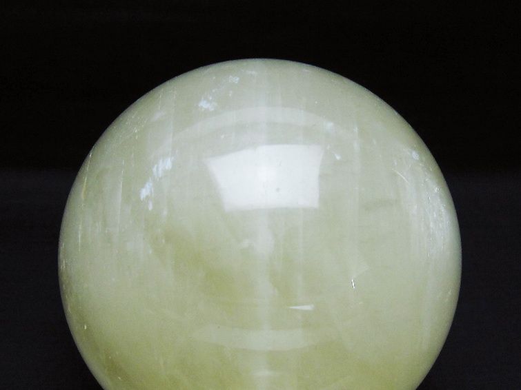 1.5Kg カルサイト 丸玉 105mm [t461-11644] 2枚目