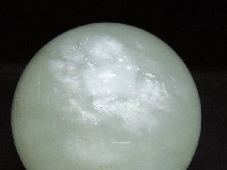 1.4Kg カルサイト 丸玉 98mm [t461-11648] 2枚目