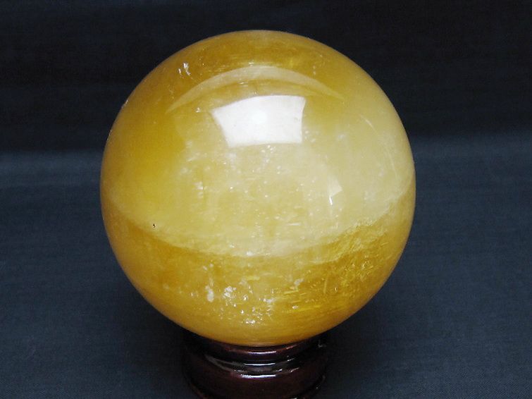 カルサイト 丸玉 85mm [t461-11662] 3枚目