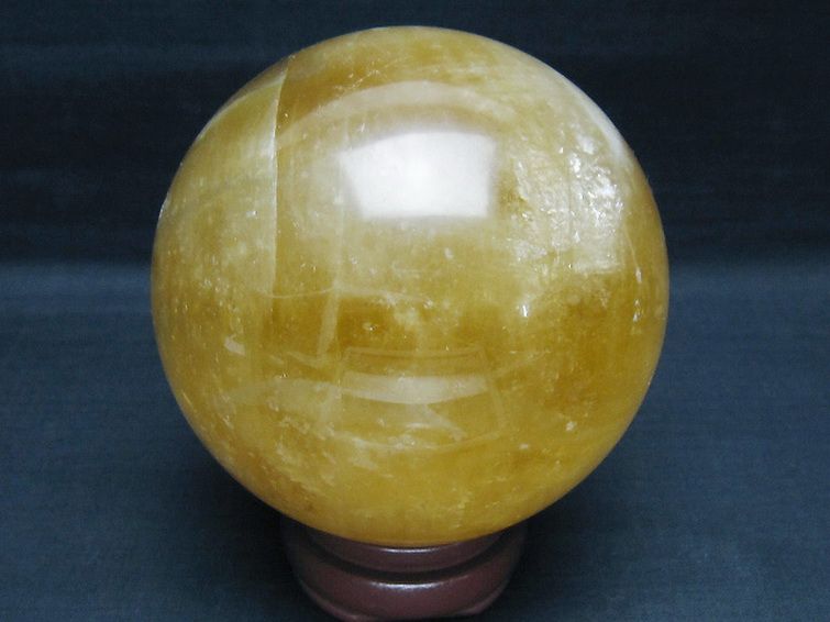 1.5Kg カルサイト 丸玉 105mm [t461-11665] 3枚目