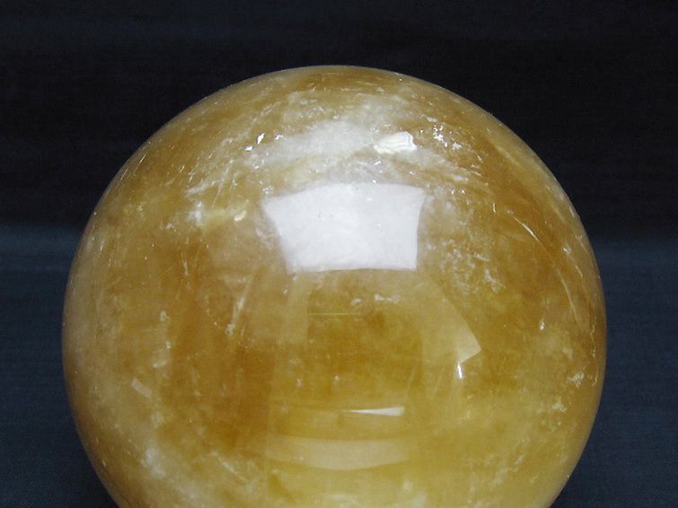 1.7Kg カルサイト 丸玉 110mm [t461-11668] 2枚目
