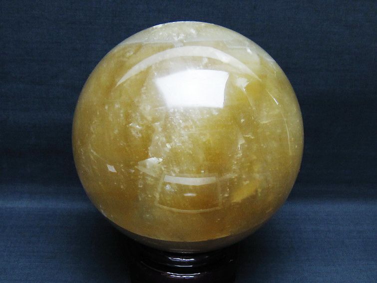 3.9Kg カルサイト 丸玉 145mm [t461-11717] 3枚目