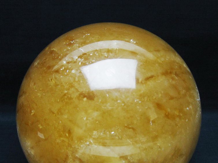 3.9Kg カルサイト 丸玉 145mm [t461-11718] 2枚目
